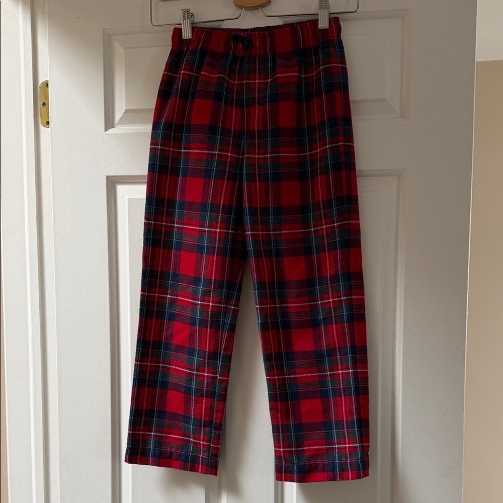 Vineyard Vines Red and Blue Plaid Kids Pajama Bottoms